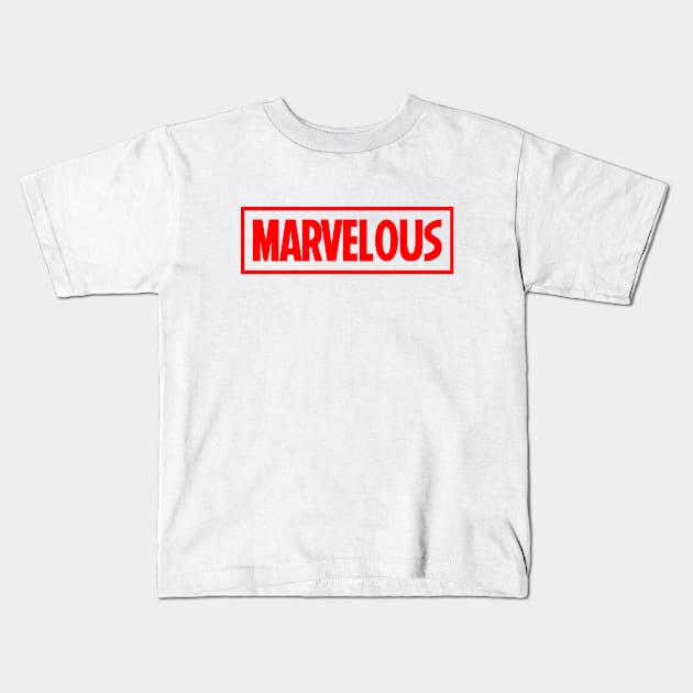 Marvelous Redux Kids T-Shirt by HellraiserDesigns